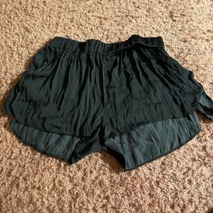 Silence + Noise Black Athletic Shorts